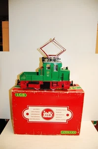 LGB 2033 Lehmann Garden Railway G Gauge G E-Locomotive Platelayer's Wagon - Picture 1 of 14