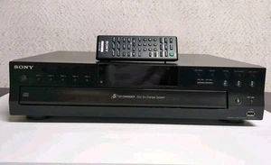 SONY CDP-CE500 5-Disc CD Player Exchange System USB Recorder + OEM Remote Tested - Picture 1 of 16