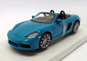 Modellino auto Burago scala 1/24 18-21087BL - Porsche 718 Boxster - Blu - Foto 1 di 4