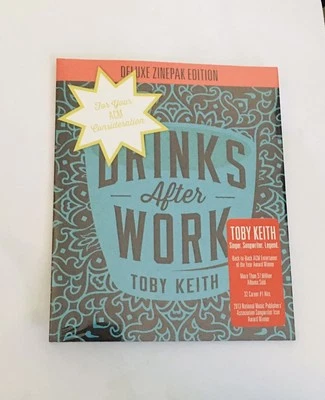 Toby Keith Drinks After Work Deluxe CD Zinepak Edition 3 Bonus Tracks Sealed - Image 1 of 3