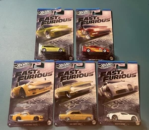 Hot Wheels 1:64 Fast & Furious Racing Course 5er Set ,Civic EG,Bugatti, Acura - Bild 1 von 6