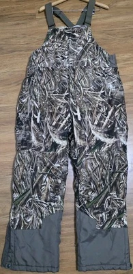Magellan Realtree Edge Camo Insulated Bib Overalls Men 3XL Non-Slip Strap Fleece - Image 1 of 4