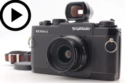 Exc+5] Voigtlander BESSA-L Black 25mm f4 Lens 35mm Rangefinder Film Camera JAPAN - Image 1 of 4