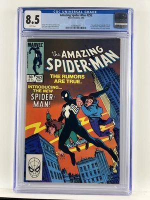 The Amazing Spider-Man #252 (1984) CGC 8.5 1st Black Costume - Image 1 of 2