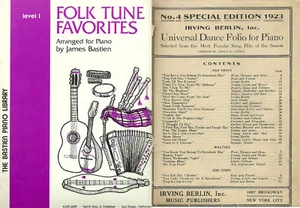 2 LIBROS DE PARTITURAS DE PIANO CRINOLINE DAYS IRVING BERLIN - Imagen 1 de 1