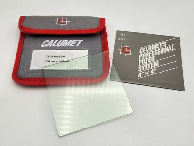 2 Calumet CC05 Green & 85B Filters 4x4" 100mmx100mm Gel & Resin Pro System - Image 1 of 4