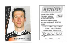 Vignette Nr. 294 - Sprint 2013 - Belgische Ausgabe - Grégory Habeaux - Bild 1 von 1
