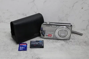 Casio Exilim EX-S6 6.0MP Silver Mirror Digital Camera TESTED WORKING - Picture 1 of 17