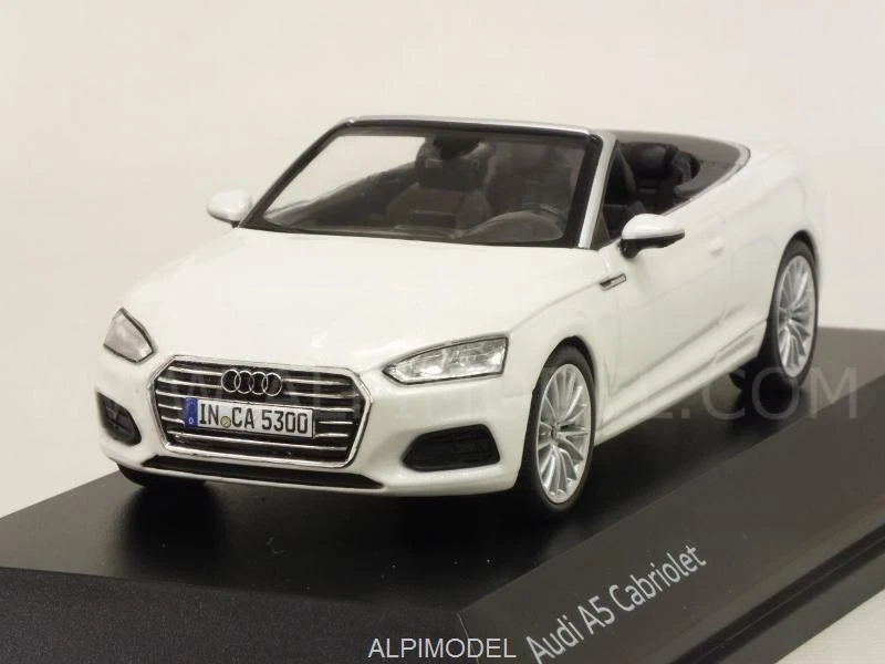 Audi A5 Cabriolet 2017 Tofana White Audi Promo 1:43 SPARK 5011705332 - Immagine 1 di 1