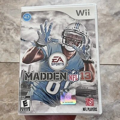 Madden NFL 13 (Nintendo Wii, 2012) Complete w/Manual CIB - SMALL CASE CRACK - Image 1 of 4