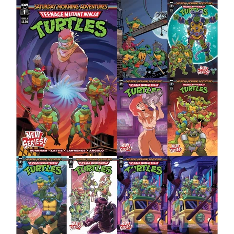 TMNT Saturday Morning Adventures Continued (2023) 1 2 3 | IDW | COVER SELECT Cover