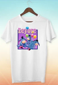 Winnie The Pooh Eeyore Poster Men's / Women's T Shirt H121 - Picture 1 of 3