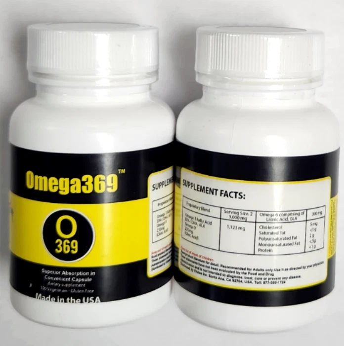 Advanced Omega369  EPA, DHA and GLA (Softgel 2 bottle) - Image 1 of 4