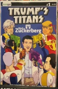 Trump's Titans v Mark Zuckerberg #1 NM - Picture 1 of 1