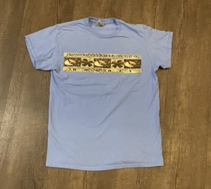 Humuhumunukunukuapuaa Hawaii Men's T-Shirt Size Medium Fish Graphic Print Blue - Picture 1 of 4