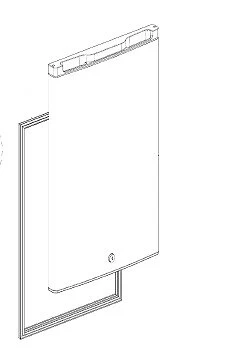 Puerta frigorifico con burlete Teka TS1-138 - Imagen 1 de 1