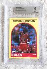 1990 Hoops 100 Superstars #12 Michael Jordan Bgs9 Mint
