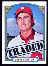 1972 Topps #751 Steve Carlton - Philadelphia Phillies TR - NM - ID099