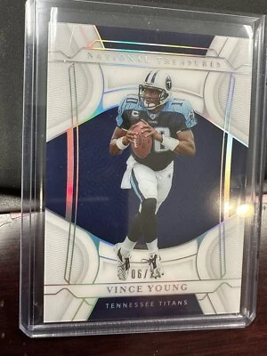 2021 National Treasures Silver Vince Young 6/25 TITANS - Image 1 of 2