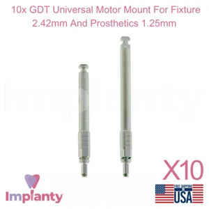 10x Montaje de motor universal para accesorio dental 2,42 mm y herramienta de prótesis de 1,25 mm - Imagen 1 de 6