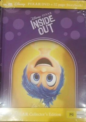 DISNEY PIXAR INSIDE OUT RARE DELETED DVD & COLLECTOR'S EDITION 32 PAGE STORYBOOK - Image 1 of 2