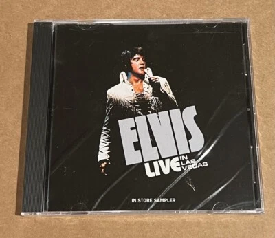 Elvis Presley - Live in Las Vegas RARE promo only CD sampler '01 (SEALED - NEW) - Image 1 of 2
