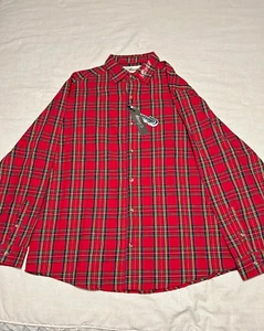 Disney Cake Worthy Plaid Shirt New With Tags Size 2XL/ 2TG - Picture 1 of 5