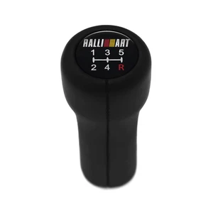 MITSUBISHI RALLIART SHIFT KNOB 5 SPEED LANCER EVO FTO LASER COLT ECLIPSE TALON - Imagen 1 de 6