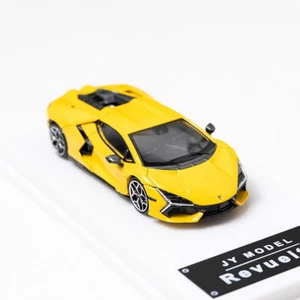 Modelo JY Escala 1/64 Lamborghini Revuelto Amarillo Diecast Coche Modelo Juguete Regalo  - Imagen 1 de 6