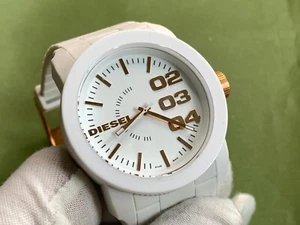 Reloj de cuarzo para hombre Sampie Diesel DZ1572 Rasp Nsbb esfera blanca tono blanco plástico - Imagen 1 de 18