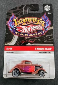 2009 Hot Wheels CHASE Larry's Garage #11 3 Window ’34 Ford Brown - Picture 1 of 5