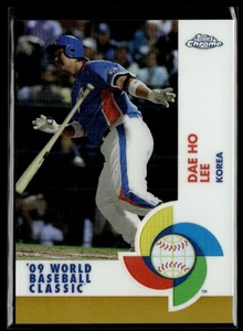 2009 Topps Chrome World Baseball Classic Gold Refractors Dae Ho Lee 32/50 Korea - Picture 1 of 2