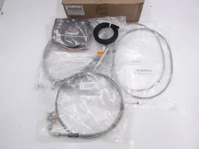 Cable de manillar trenzado de acero inoxidable LA Choppers Harley Davidson Road Glide 2006 Foto 1 de 4