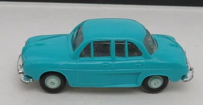 Old Made Francia 1960 Micro NOREV Ho 1/87 Renault Dauphine Turchese #508-1 - Immagine 1 di 4
