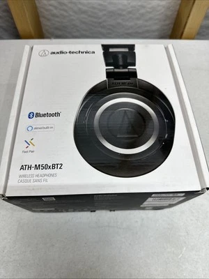 Audio-Technica ATH-M50xBT2 Wireless Over-Ear Bluetooth Headphones AUTHORIZED - Image 1 of 4