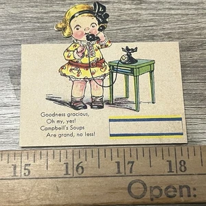 Mesa Sopas Campbell's Vintage Nº Pareja Nº para evento - Troquelado - ¡Debe verlo! - Imagen 1 de 7