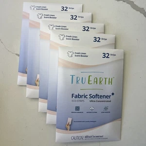 Paquetes de 5 Suavizantes de Telas Tru Earth 32 Eco-Strips + Lino Fresco Ultra Concentrado - Imagen 1 de 4