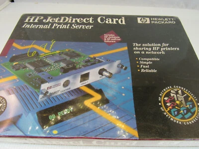 HP Jetdirect J2555A Card HP Jetdirect MIO Internal Print Server Card RJ45/DB9  - Image 1 of 4
