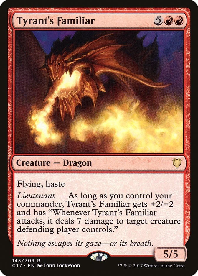 Tyrant's Familiar [Commander 2017] Magic MTG - Image 1 of 1