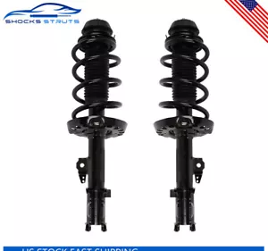 Pair Front Struts for 2010 2011 2012 2013 Kia Soul Shocks Coil Spring Assembly - Picture 1 of 5