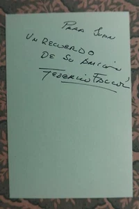 Federico Falcón- MEXICAN CINEMA - El escapulario - La tigresa - Autographed 1974 - Picture 1 of 2