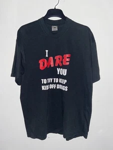 I D.A.R.E You to tell Kids to stay off Drugs Tee XL 1/1 UNI Jerzees Heavy Blend - Picture 1 of 6