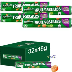 Rowntrees Fruit Pastilles Sweets Tube 48g Vegan Perfect Treat Gift - Picture 1 of 6