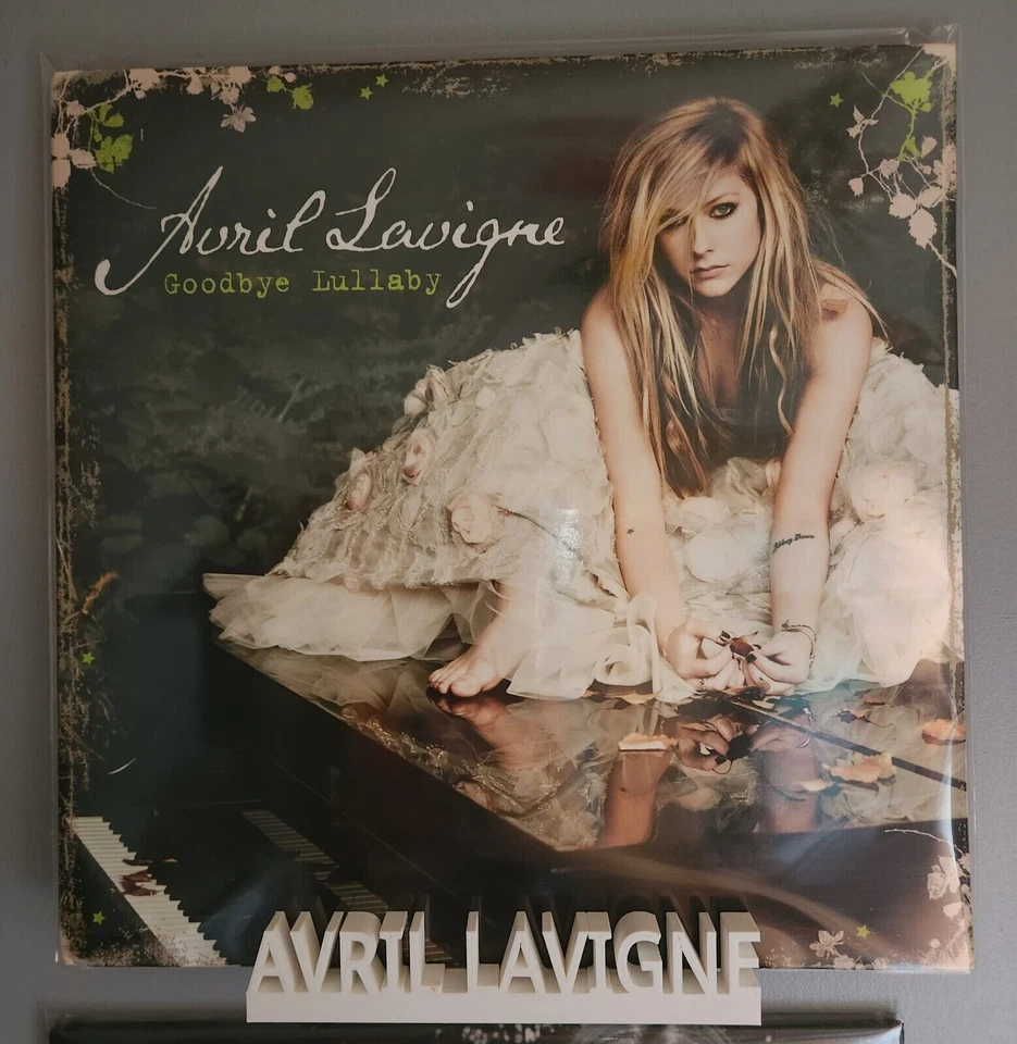 Avril Lavigne WALL MOUNT Display Shelf, Record Storage, Large White - Image 1 of 1