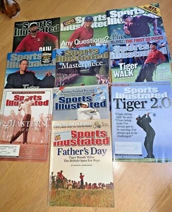 10 SPORTS ILLUSTRATED Magazines - TIGER WOODS 1997- 2006 - Picture 1 of 11