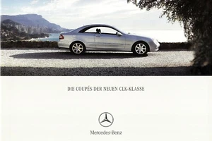 MERCEDES CLK COUPE C209 55 AMG 500 320 240 200 CDi Prospekt Brochure 2002 /11 - Bild 1 von 1