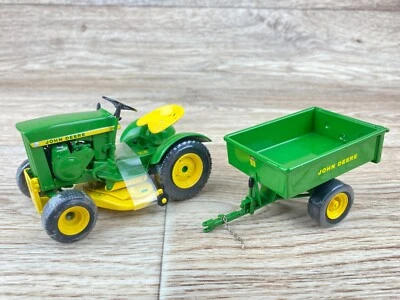 ERTL Toys John Deere Model 110 Lawnmower & Model 80 Wagon Die-Cast Metal Toys - Image 1 of 4