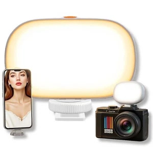 Phone Light Clip, Rechargeable Selfie Light with 600mAh Battery, Adjustable 3... - Picture 1 of 7