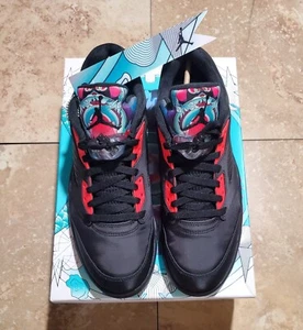 VNDS Nike Air Jordan 5 Retro Low Chinese New Year Black SZ 10 840475-060 - Picture 1 of 7