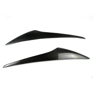 For Ford Focus 2015-18 Carbon Fiber Eyelids Eyebrows Lids Headlight Trim Covers - Foto 1 di 8